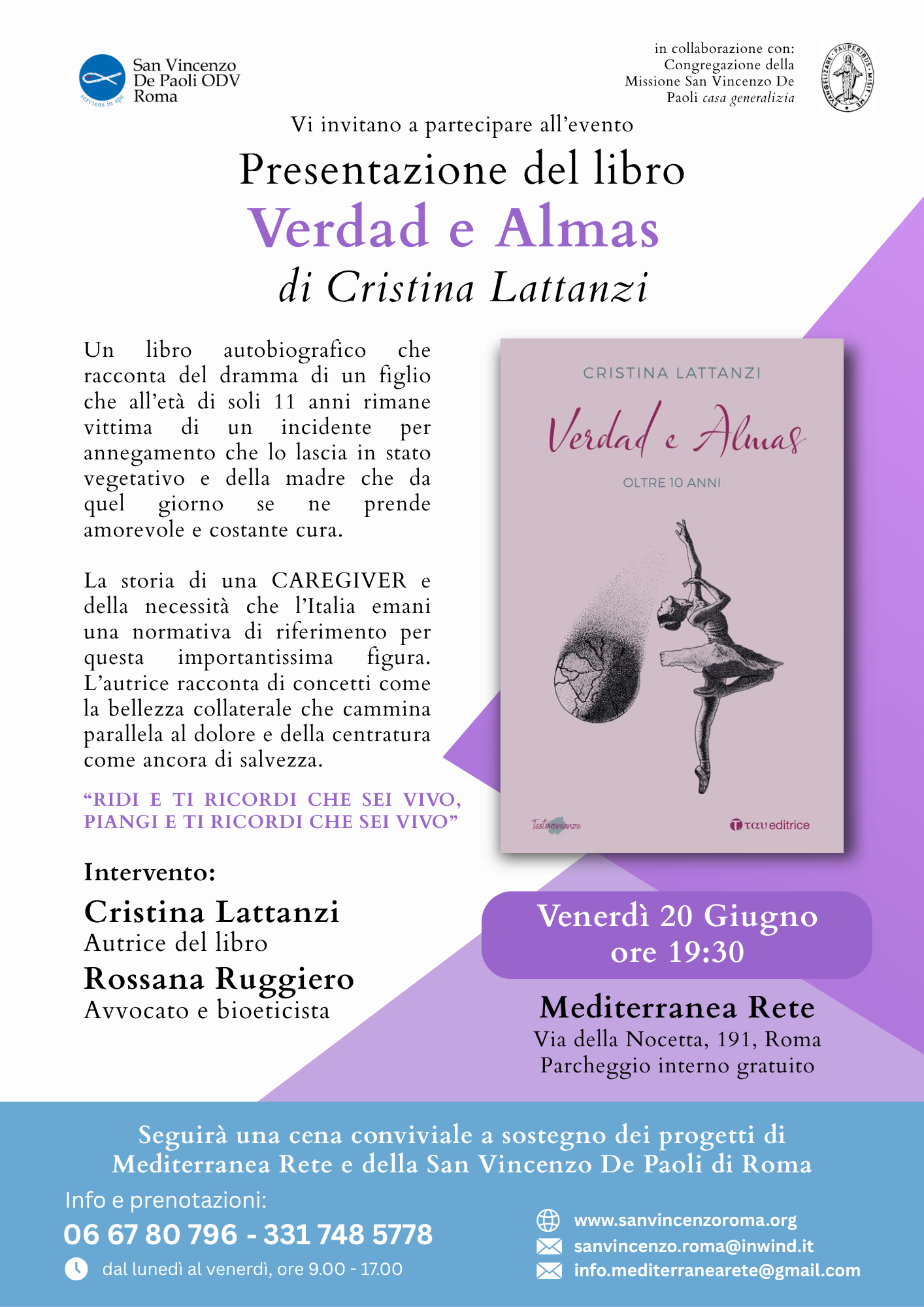 “Verdad e Almas – Oltre 10 anni” Presentazione del libro di Cristina Lattanzi