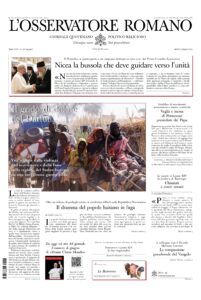 l'osservatore romano prima pagina 7 giugno 2025